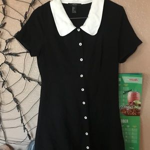 Black Collared Dress